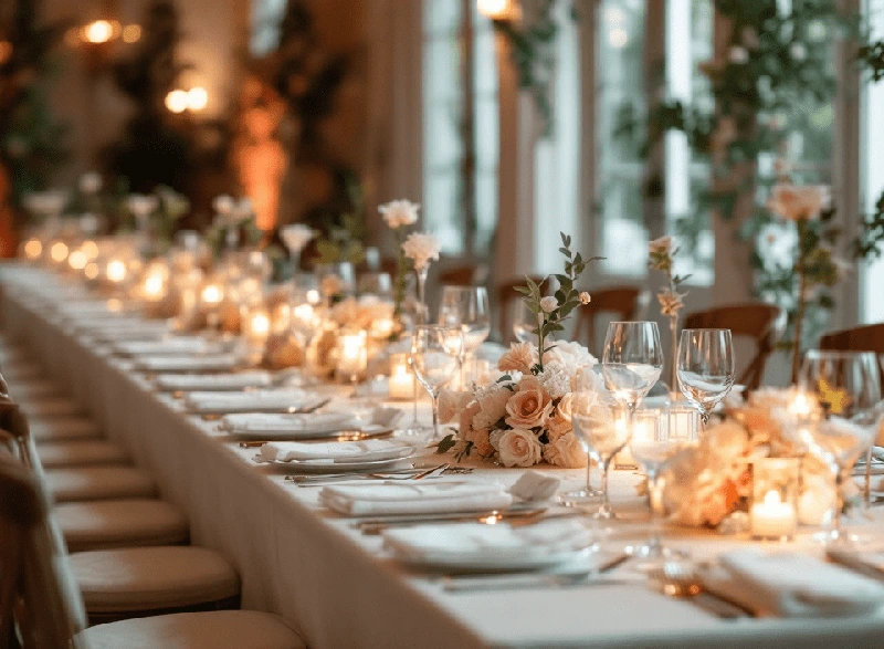 Menu de mariage personnalisé